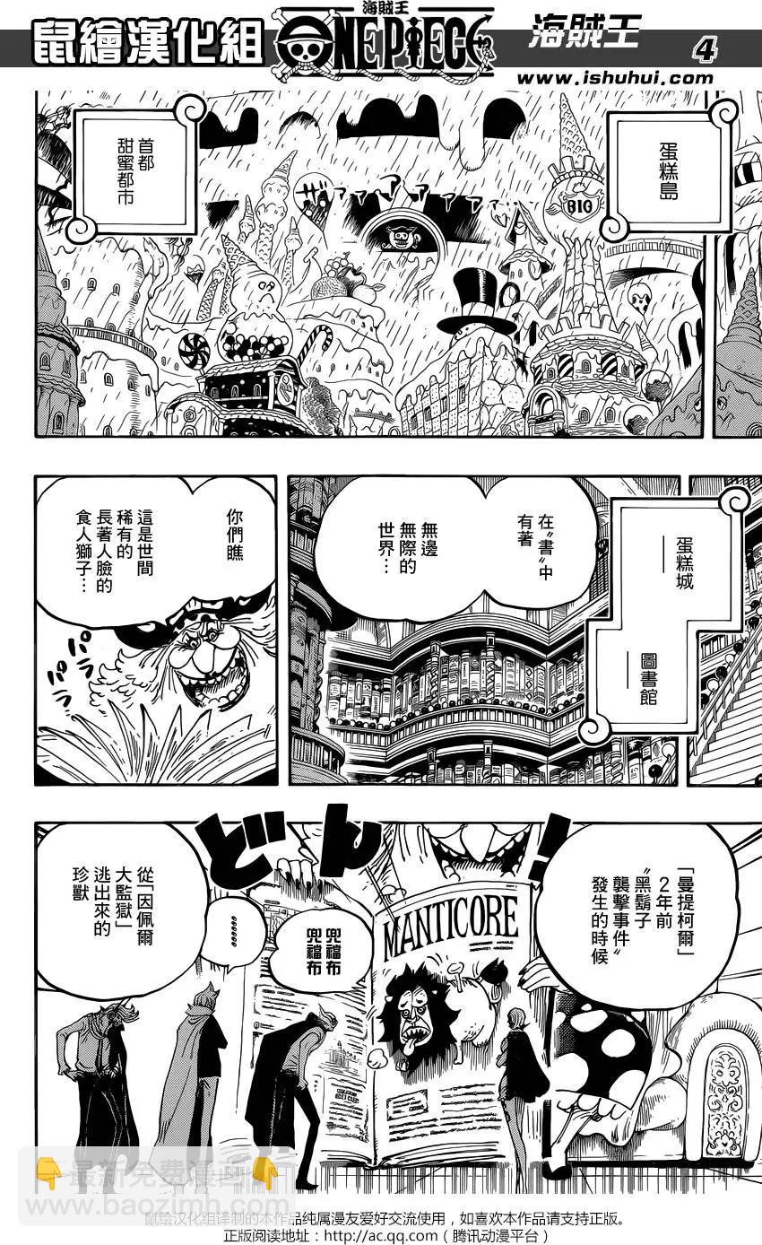 🍖ONE PIECE航海王 第847回 “路飞与BIG·MOM” 第4页