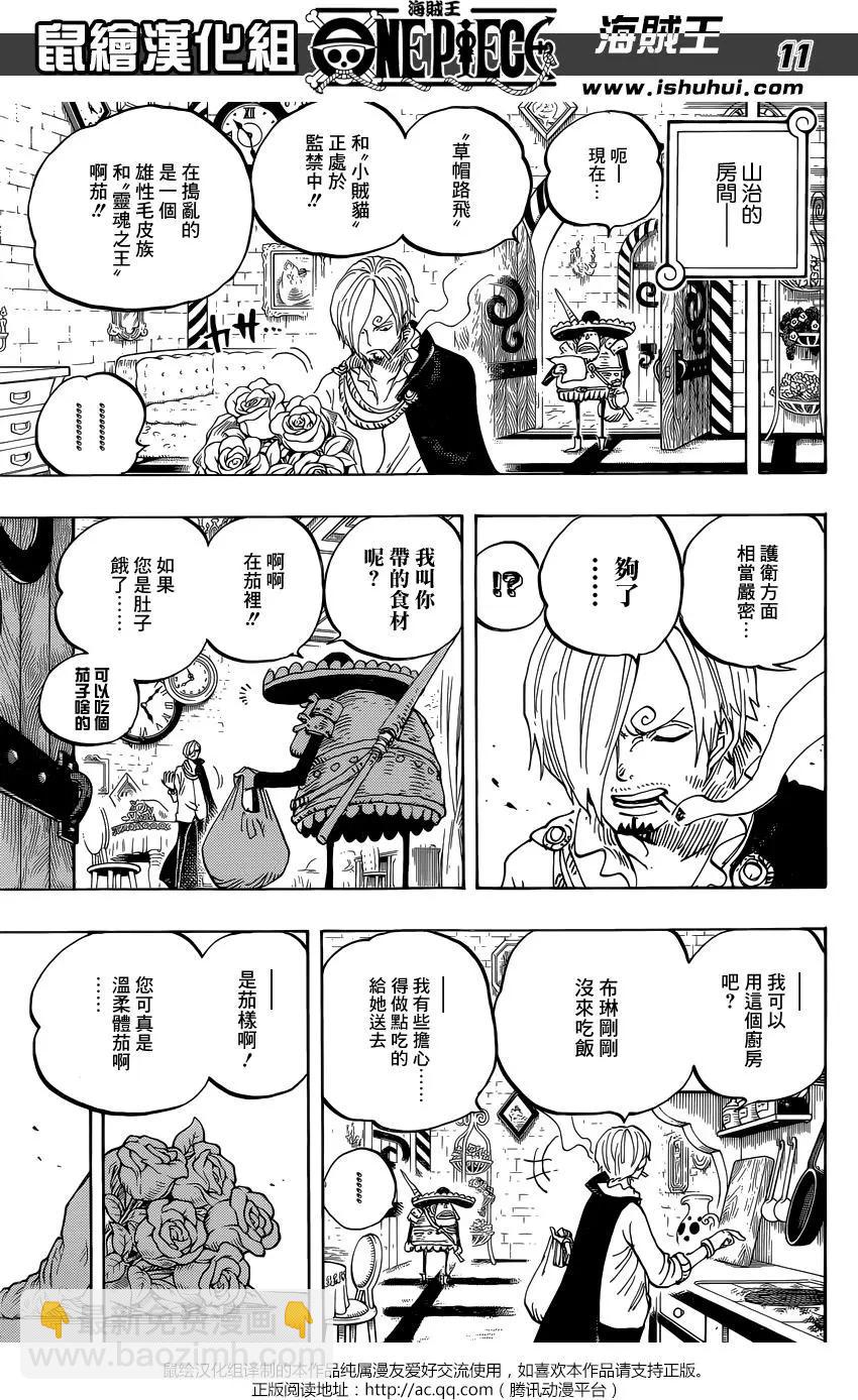 🍖ONE PIECE航海王 第849回 镜之国里的乔老大 第11页