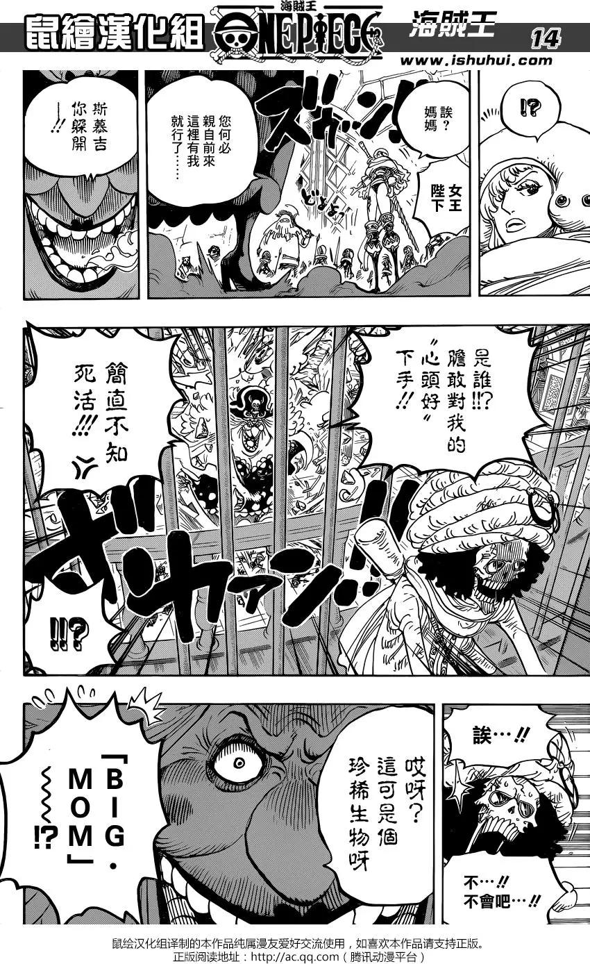 🍖ONE PIECE航海王 第849回 镜之国里的乔老大 第14页