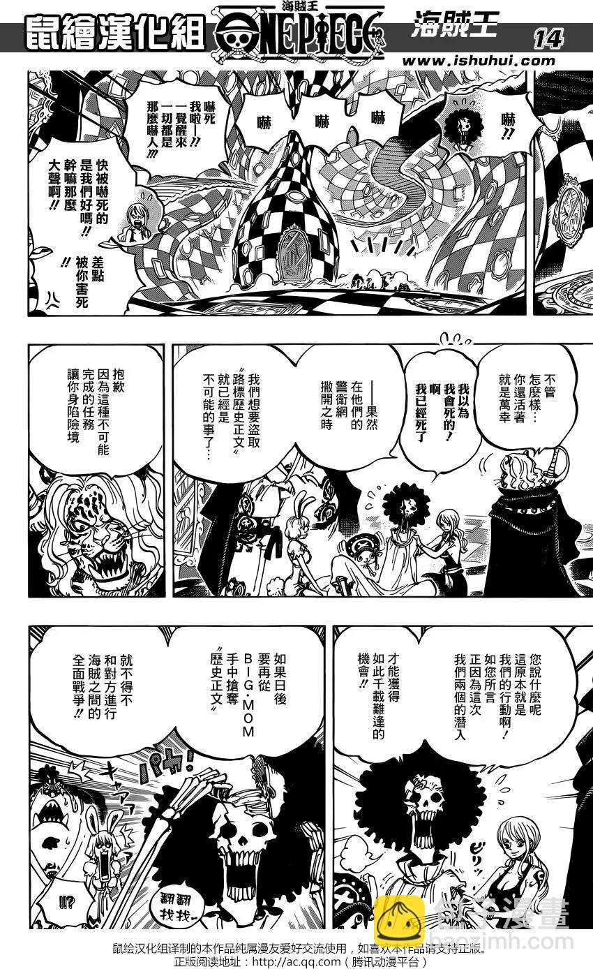 🍖ONE PIECE航海王 第855回 咕噜噜噜噜 第13页