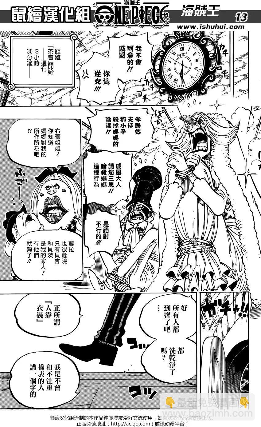🍖ONE PIECE航海王 第858回 会议 第13页