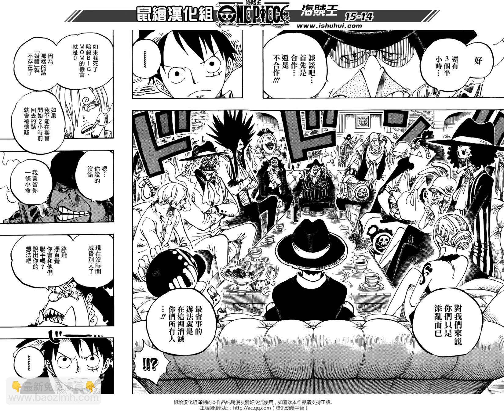 🍖ONE PIECE航海王 第858回 会议 第14页
