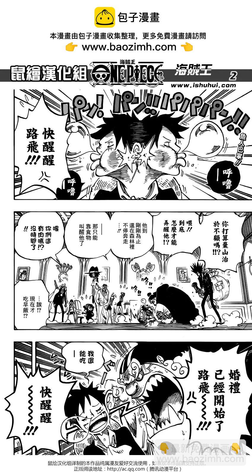 🍖ONE PIECE航海王 第862回 头脑派 第2页