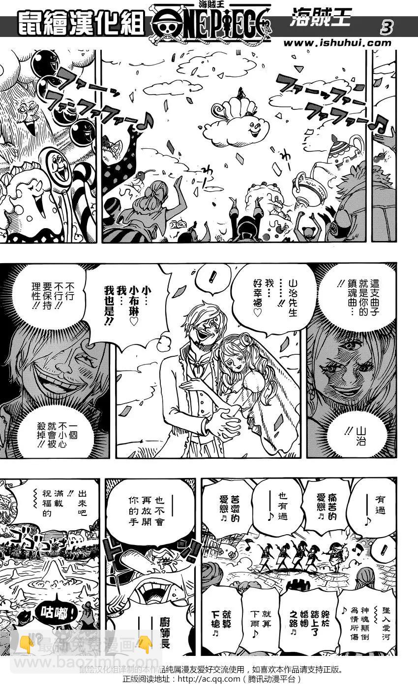 🍖ONE PIECE航海王 第862回 头脑派 第3页