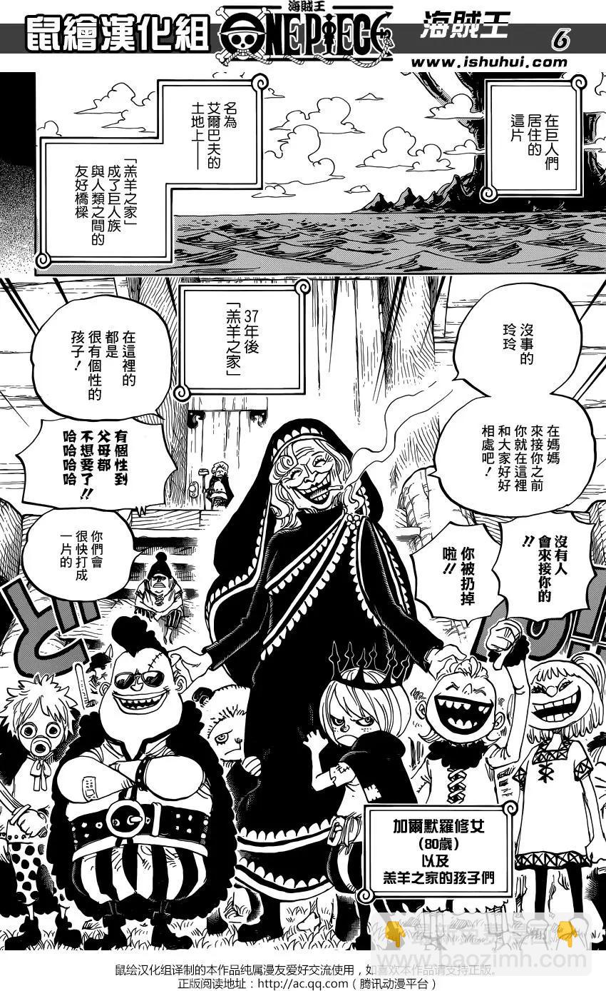 🍖ONE PIECE航海王 第866回 天生破坏王 第6页