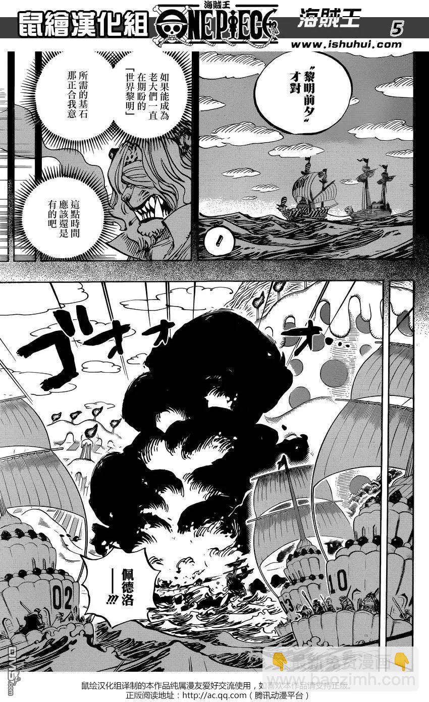 🍖ONE PIECE航海王 第878回 毛皮族 侠客团 团长佩德洛 第5页