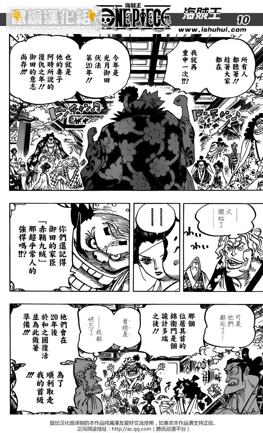 🍖ONE PIECE航海王 第932话 第10页