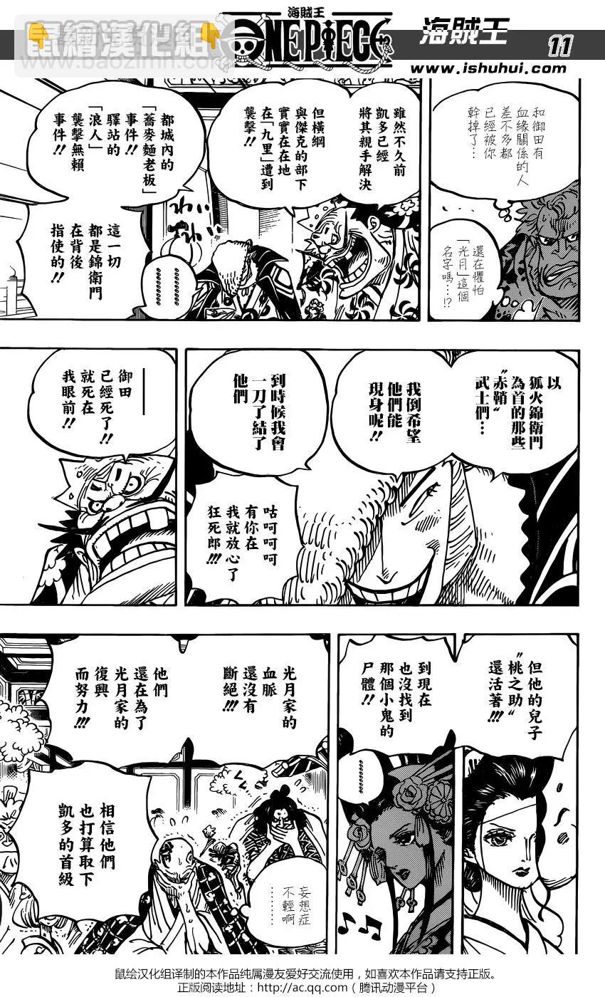 🍖ONE PIECE航海王 第932话 第11页