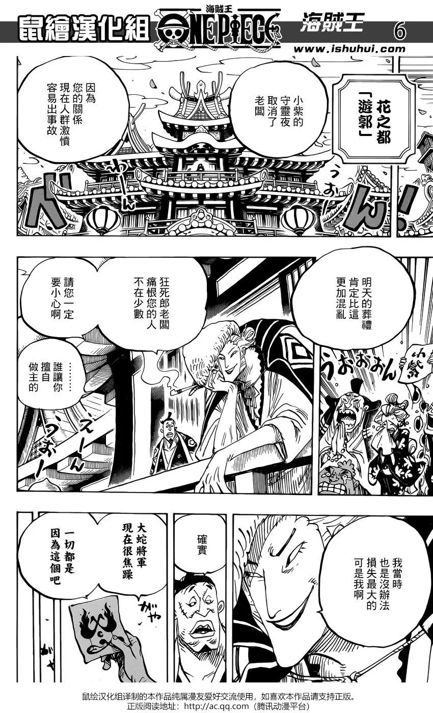 🍖ONE PIECE航海王 第938话 第6页