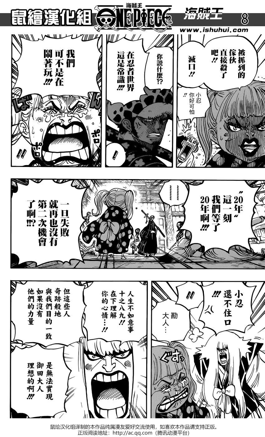 🍖ONE PIECE航海王 第938话 第8页