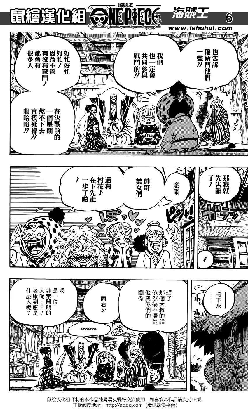 🍖ONE PIECE航海王 第940话 第6页