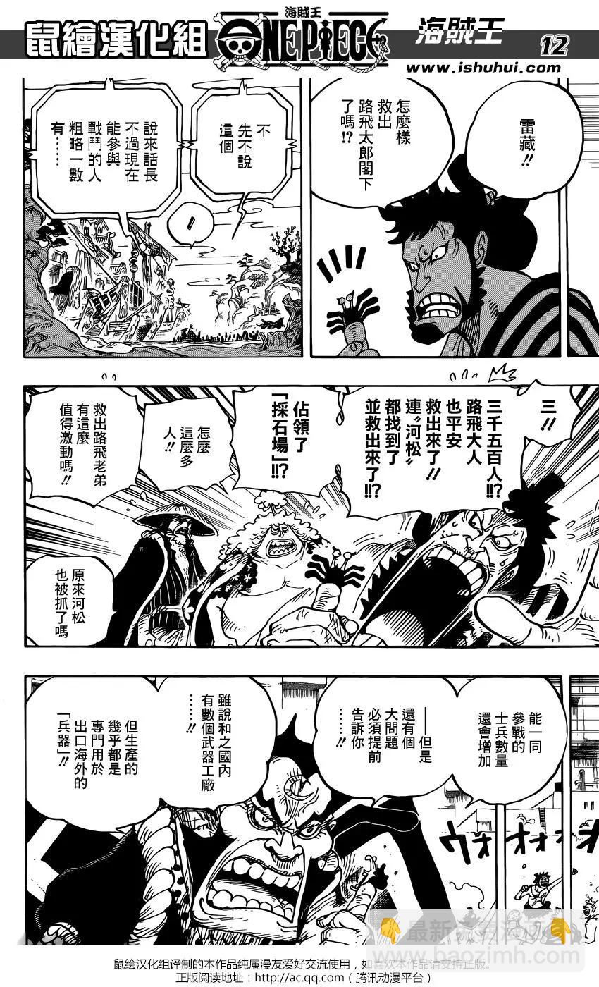 🍖ONE PIECE航海王 第952话 第12页