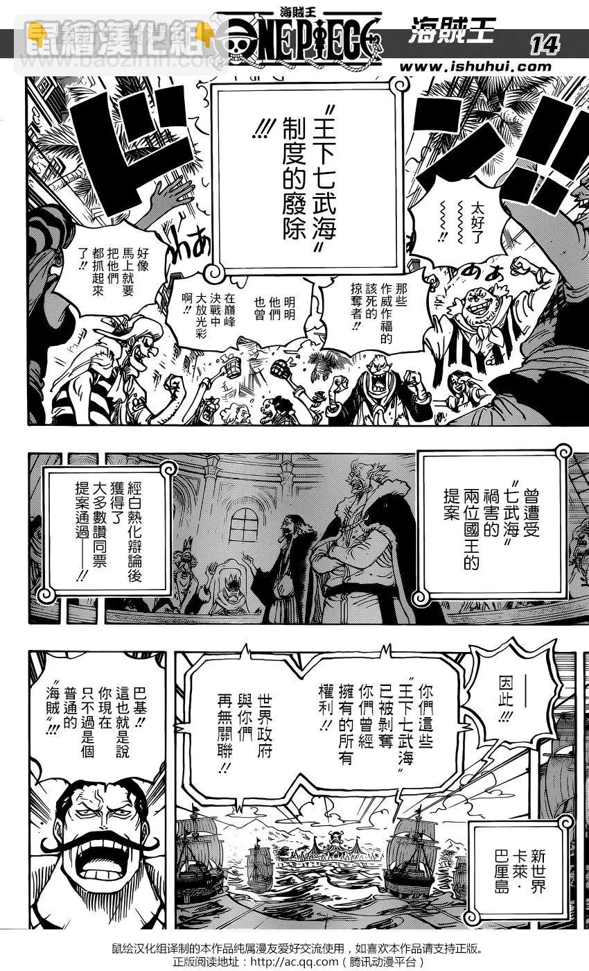 🍖ONE PIECE航海王 第956话 第14页