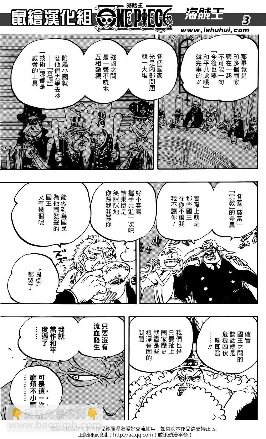🍖ONE PIECE航海王 第956话 第3页