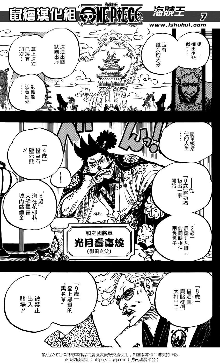 🍖ONE PIECE航海王 第960话 第7页
