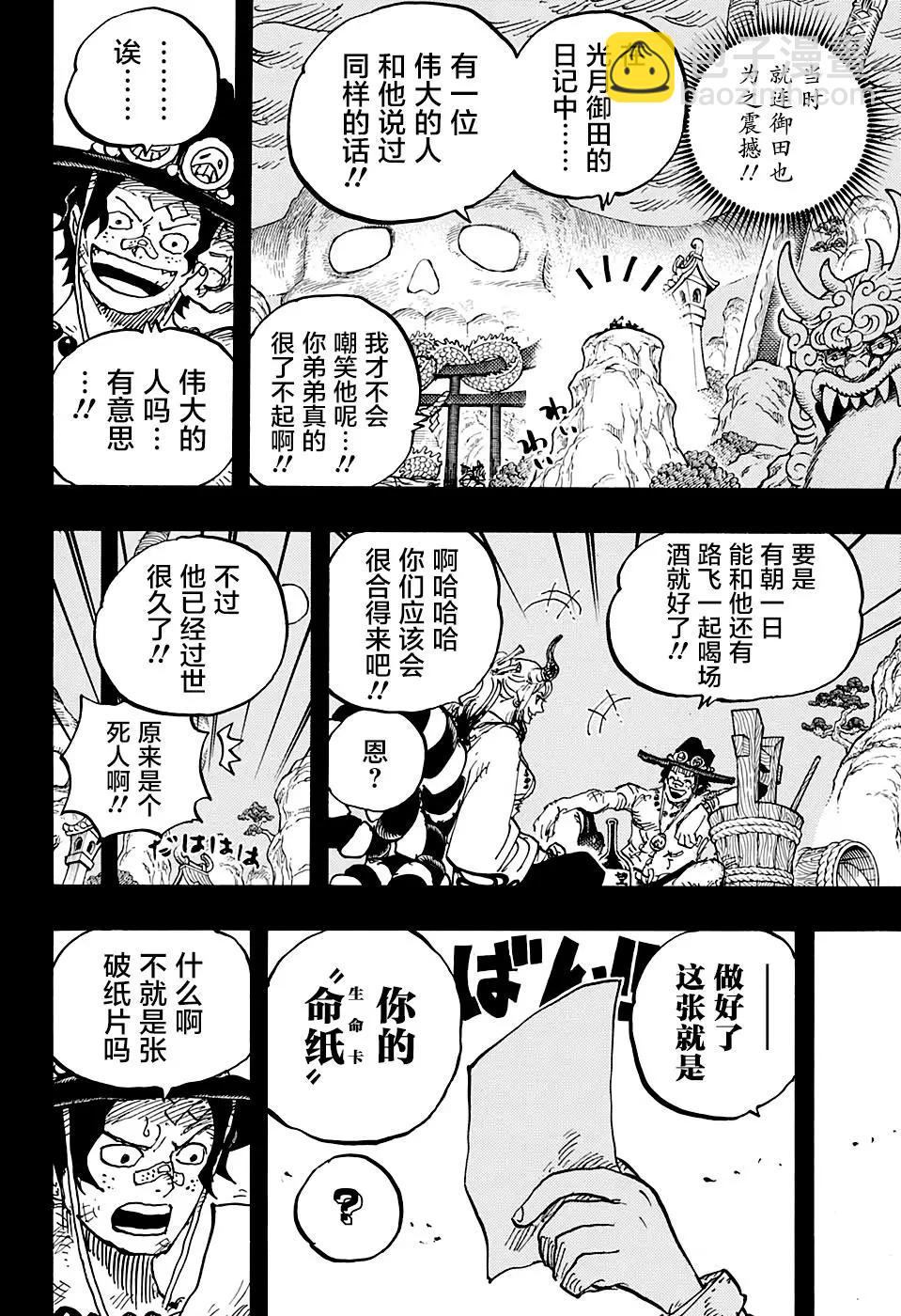 🍖ONE PIECE航海王 第1000话 第7页