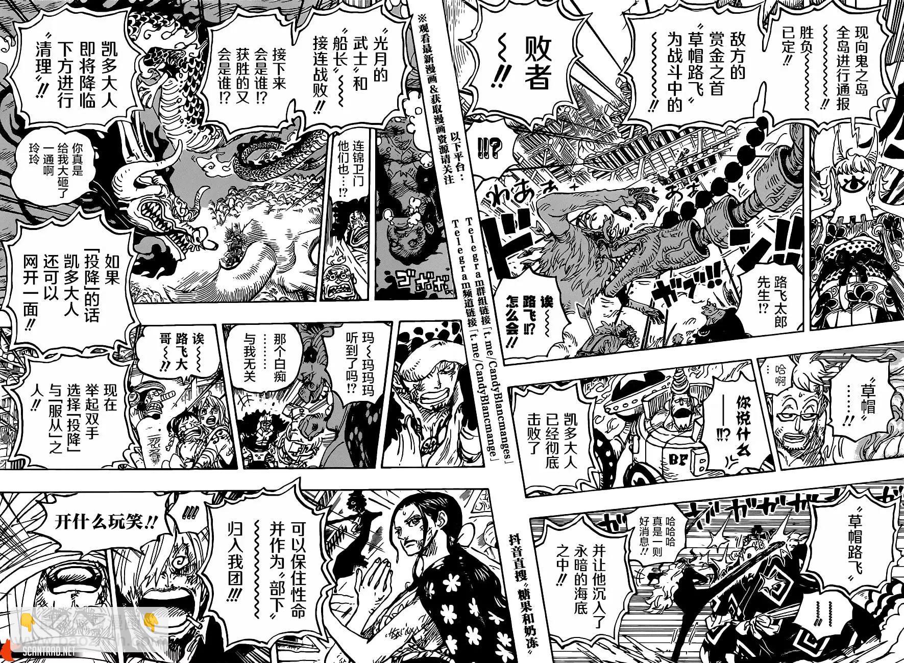 🍖ONE PIECE航海王 第1014话 人生的蹩脚演员 第10页