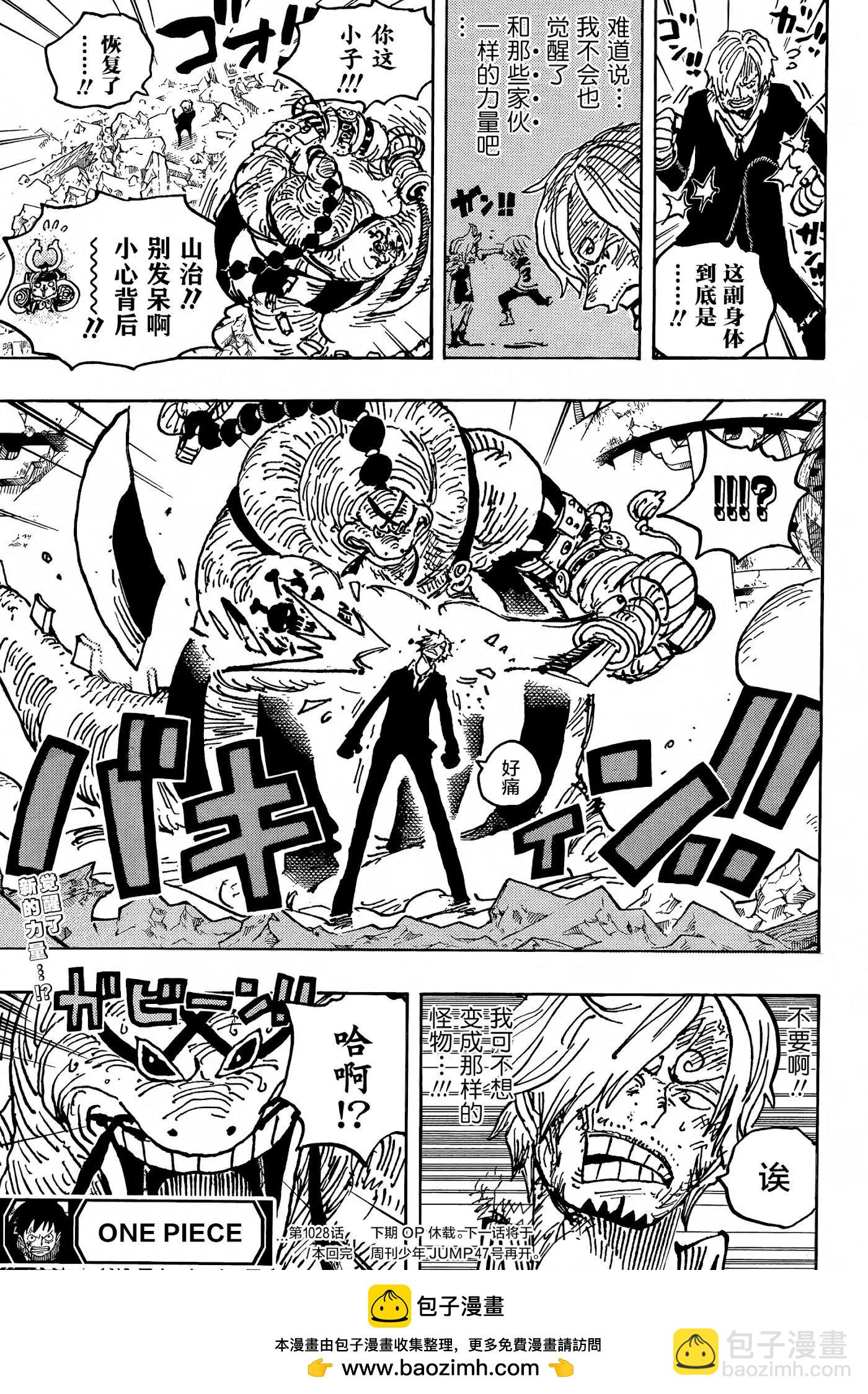 🍖ONE PIECE航海王 第1028话 腕（蛇）龙 第18页