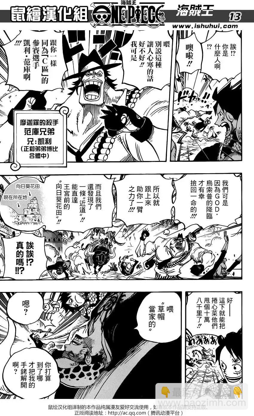 🍖ONE PIECE航海王 第751回 萨波VS大将藤虎 第11页