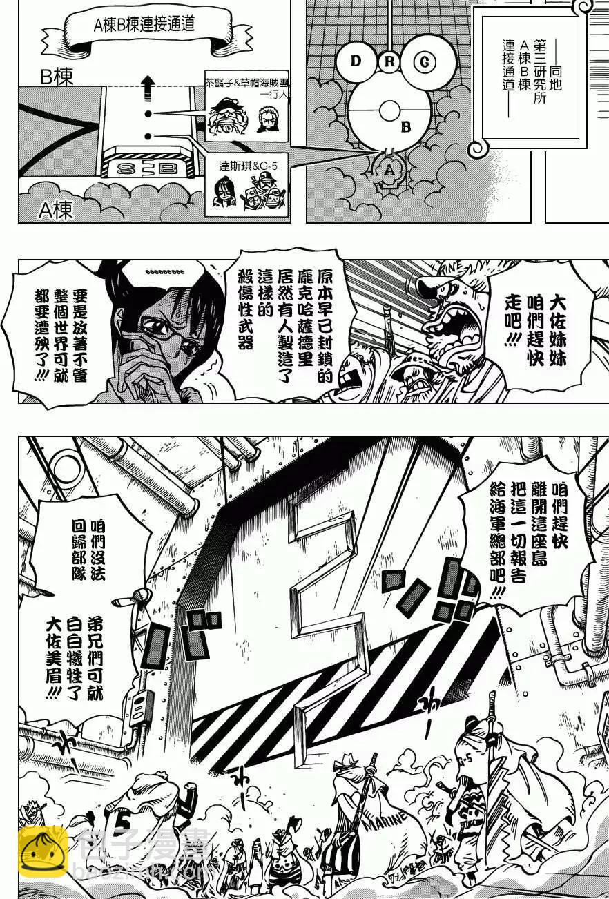 🍖ONE PIECE航海王 第680回 海军G5基地长鬼竹维尔戈 第4页