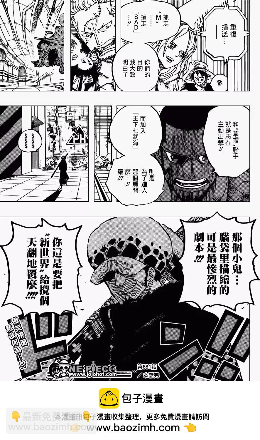 🍖ONE PIECE航海王 第681回 路飞VS.M 第19页