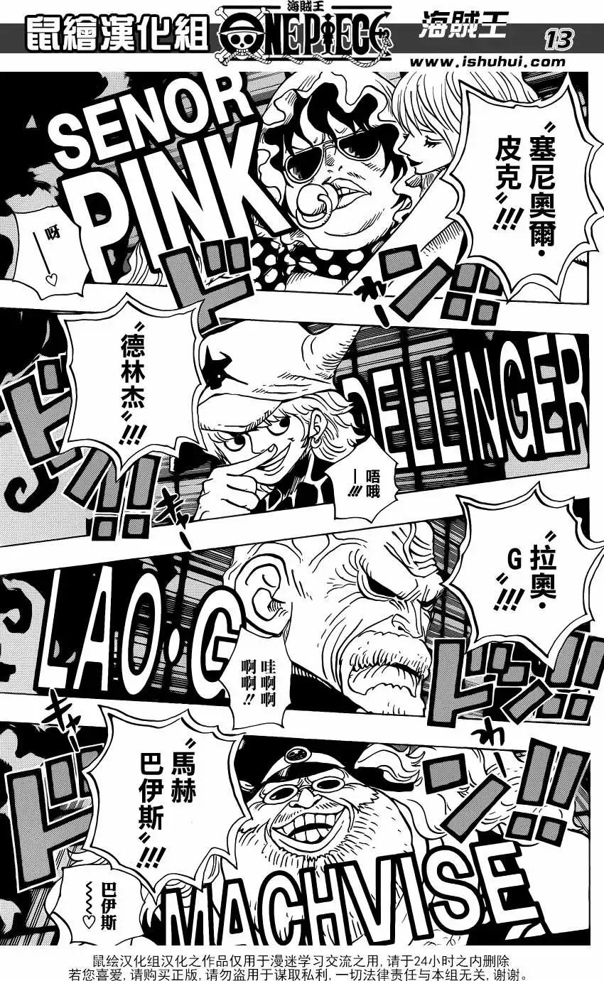 🍖ONE PIECE航海王 第702回 斗牛竞技场 第13页