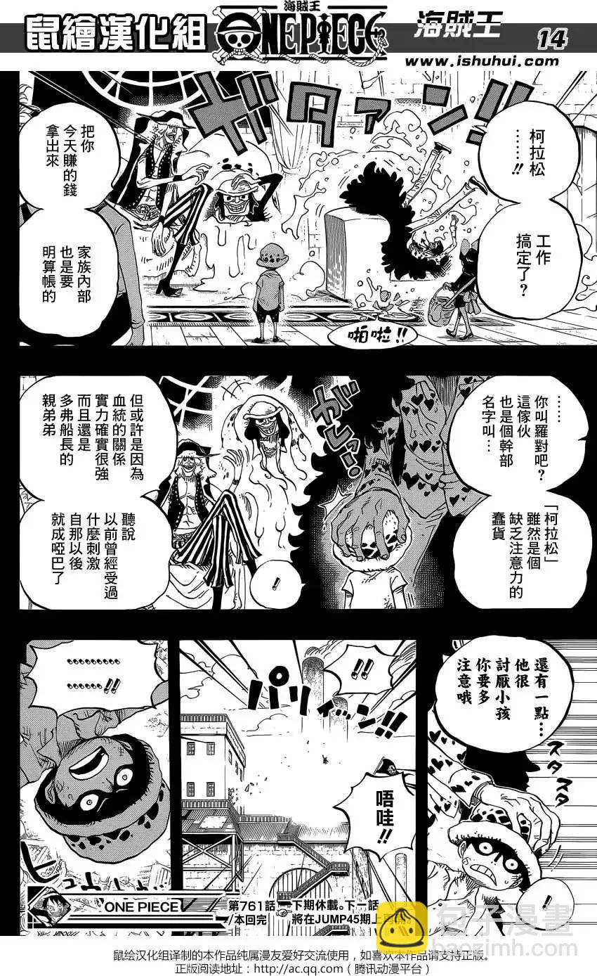 🍖ONE PIECE航海王 第761回 手术果实 第14页