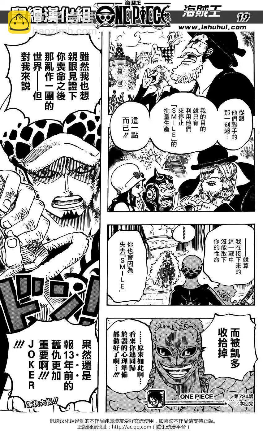🍖ONE PIECE航海王 第724回 罗的计划 第18页
