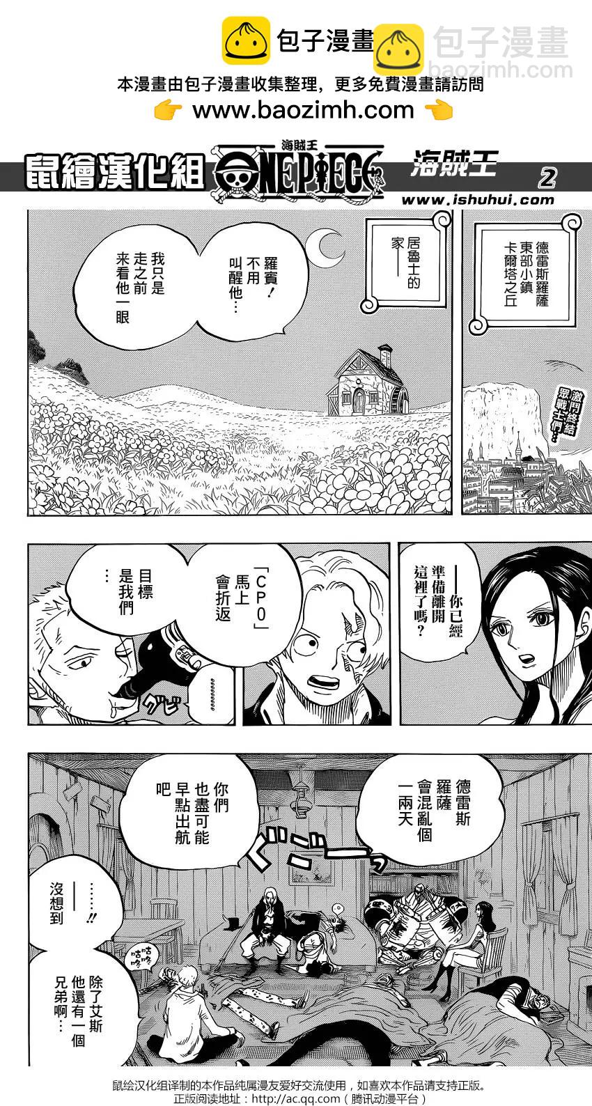 🍖ONE PIECE航海王 第794回 萨波的冒险 第2页