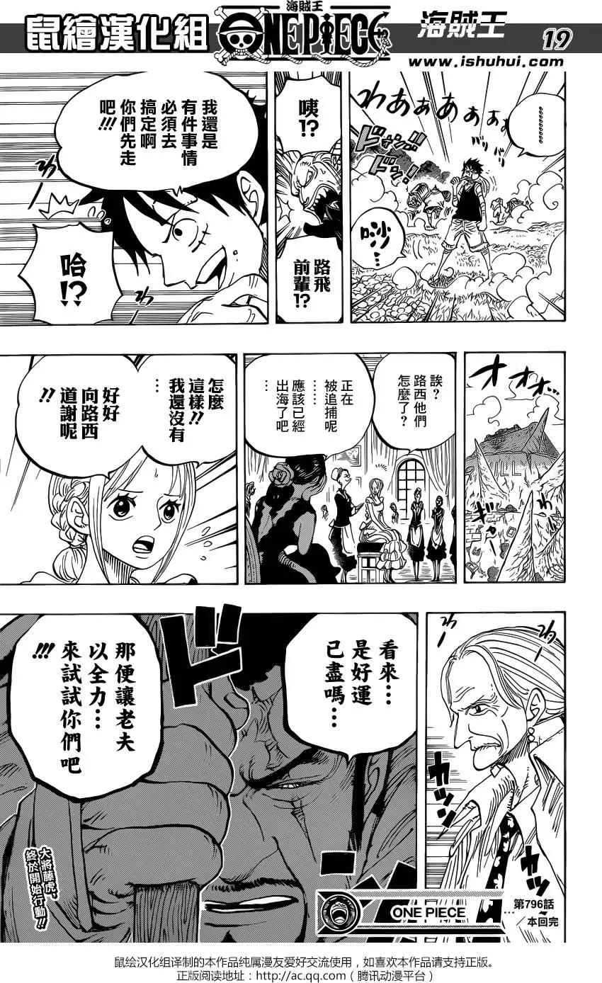 🍖ONE PIECE航海王 第796回 士兵先生的决断 第19页