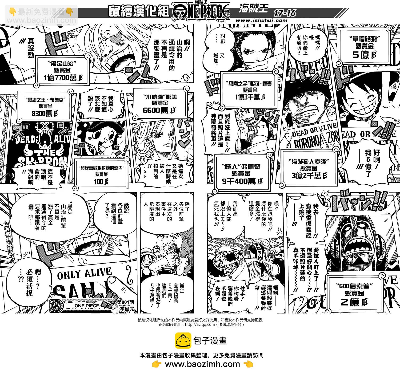 🍖ONE PIECE航海王 第801回 开幕宣言 第16页