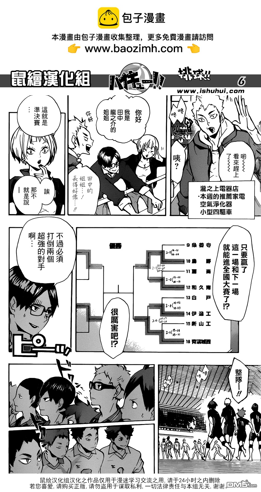 🍝排球 第129话 新生.鸟野 第6页