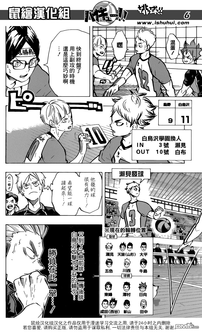 🍝排球 第181话 互殴 第二回合 第6页