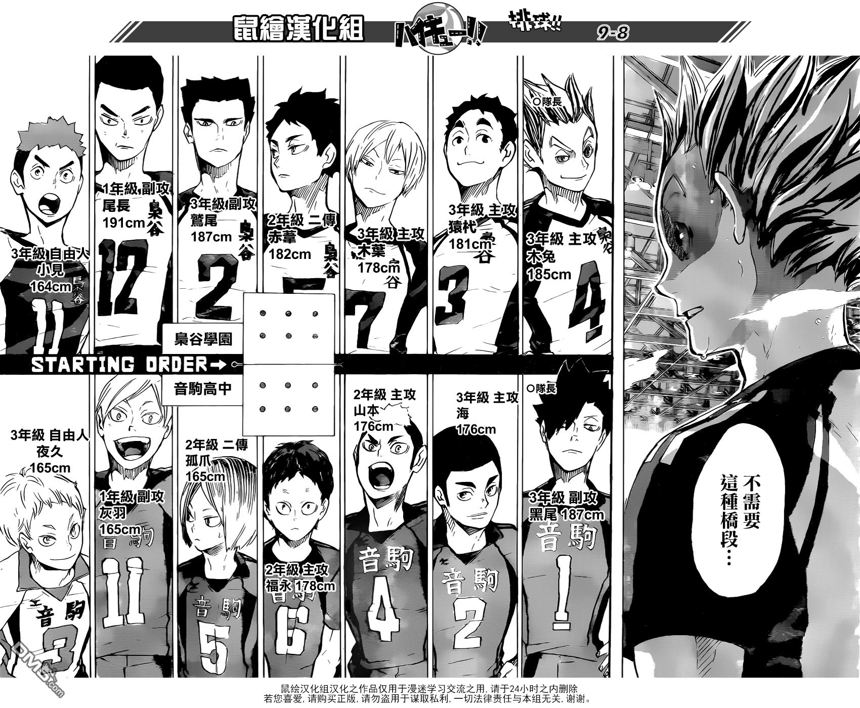 🍝排球 第191话 猫vs猫头鹰 第8页