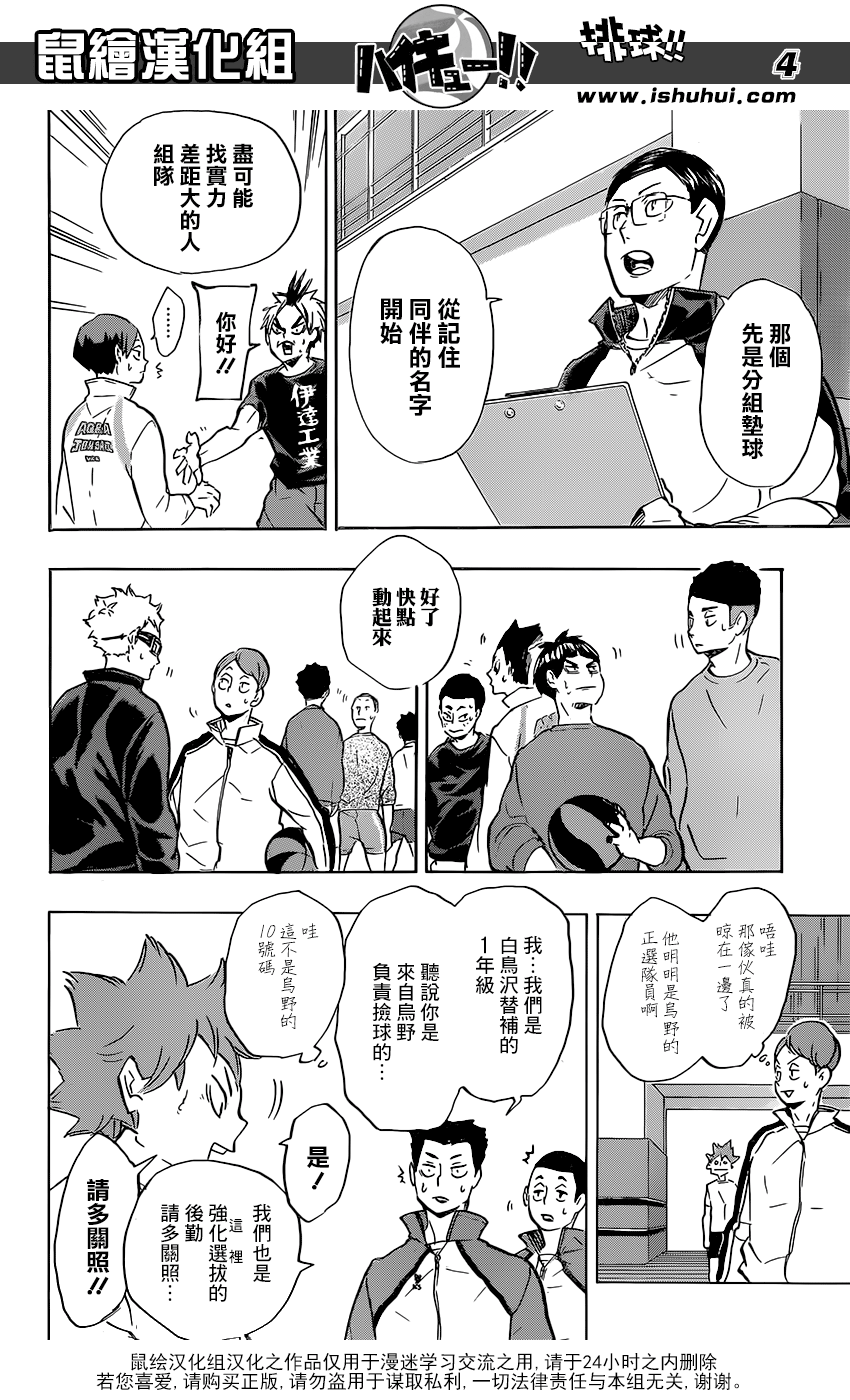 🍝排球 第210话 还没到出发点 第4页