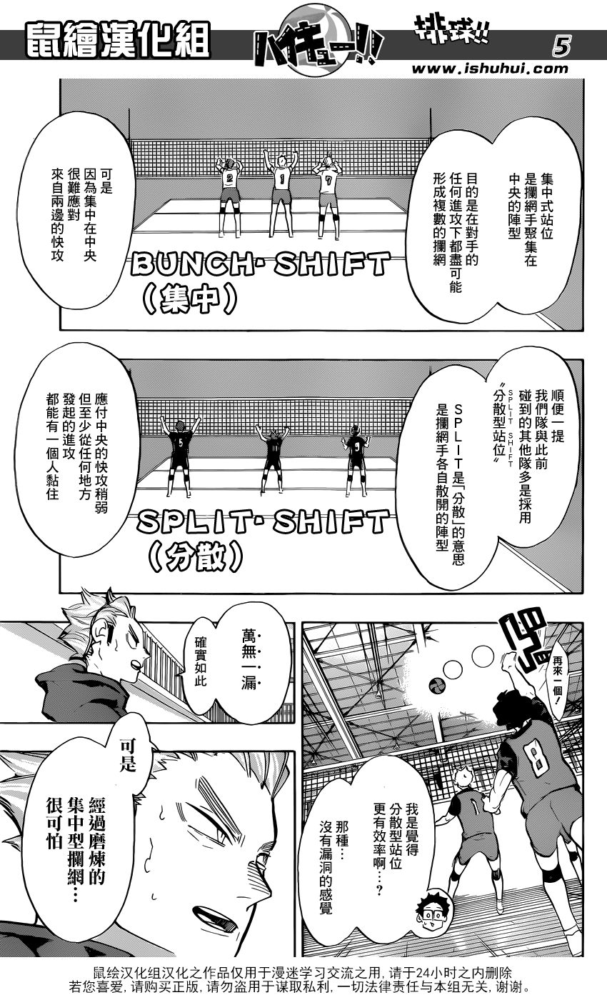 🍝排球 第222话 昂扬 第5页