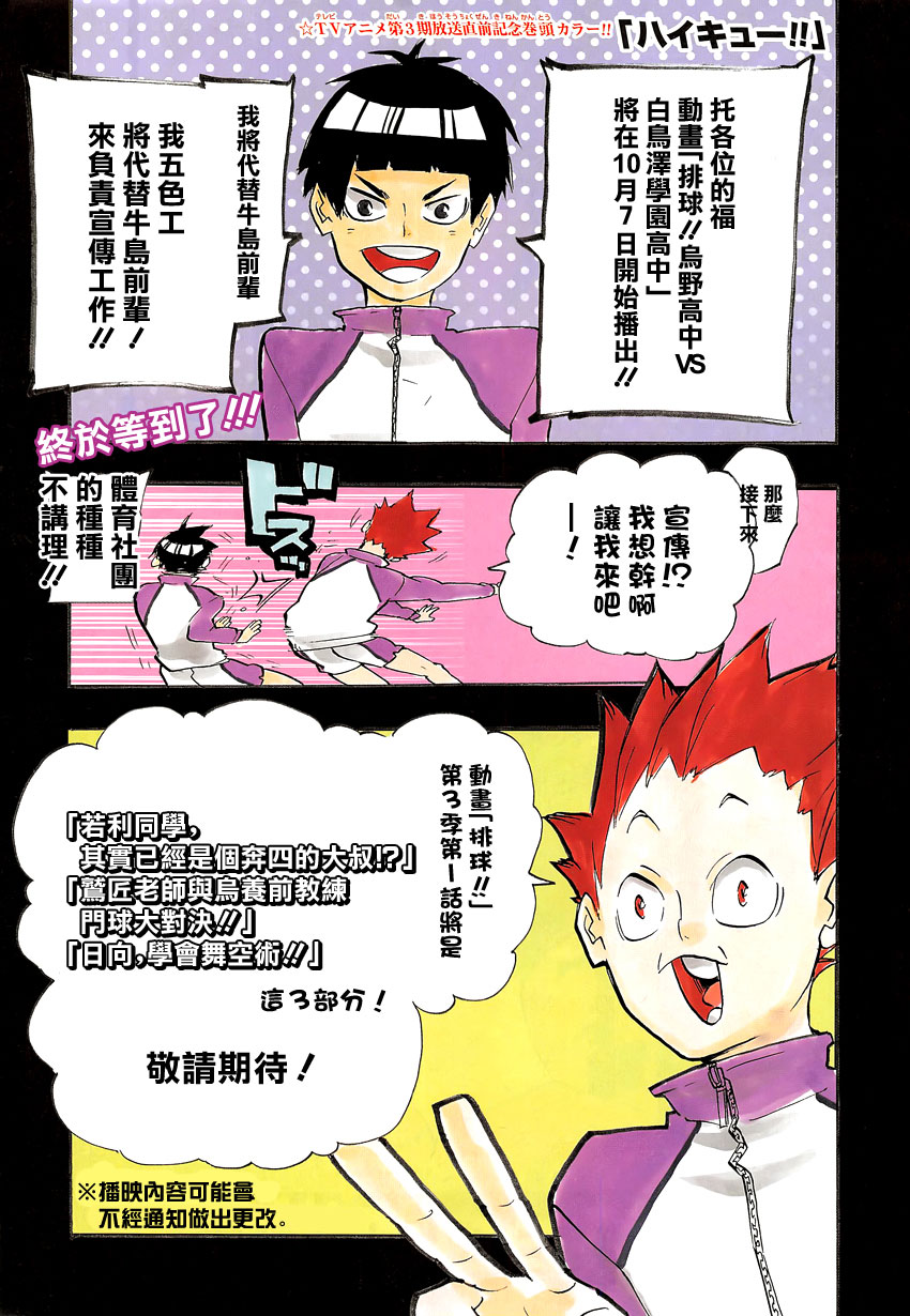 🍝排球 第224话 归来 第1页