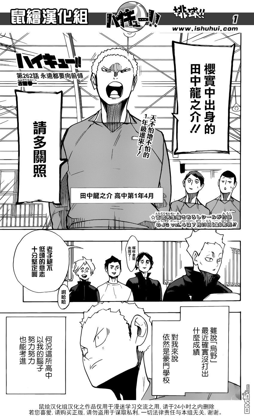 🍝排球 第262话 永远都要向前倾 第1页