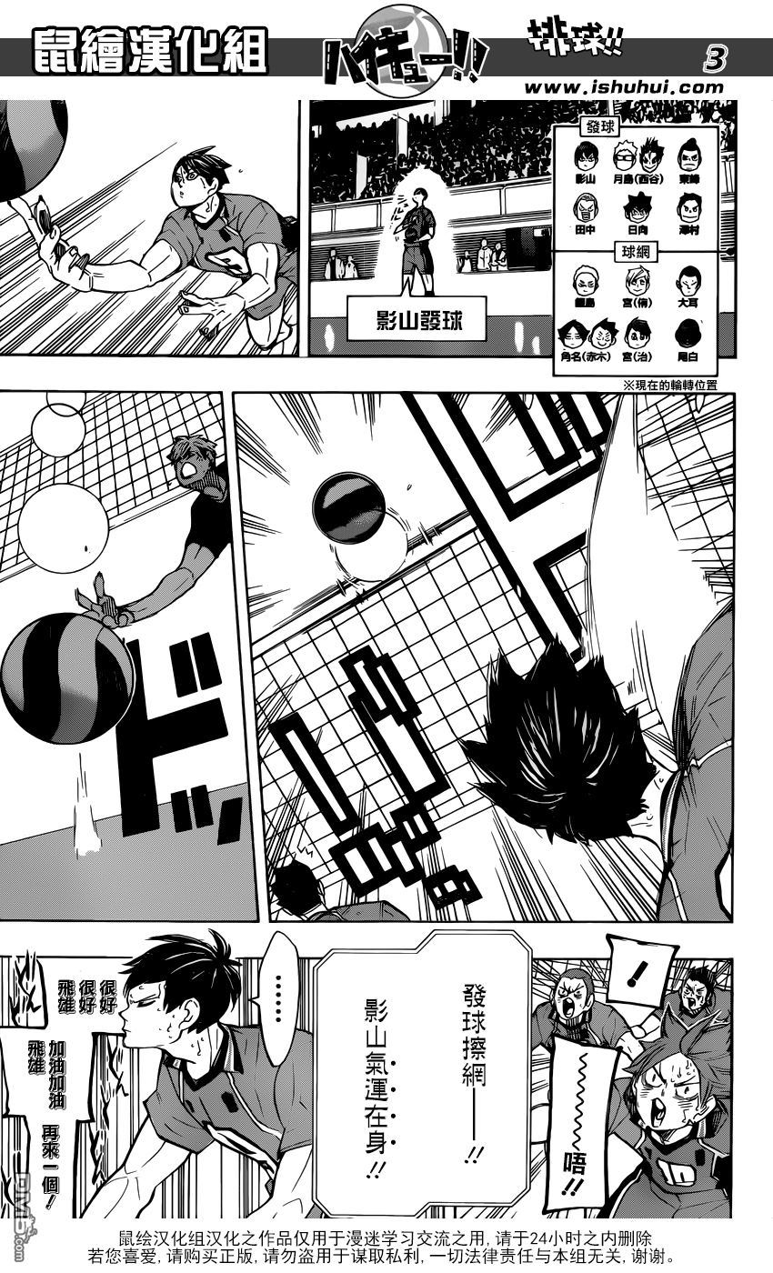 🍝排球 第278话 守护神的英雄 第3页
