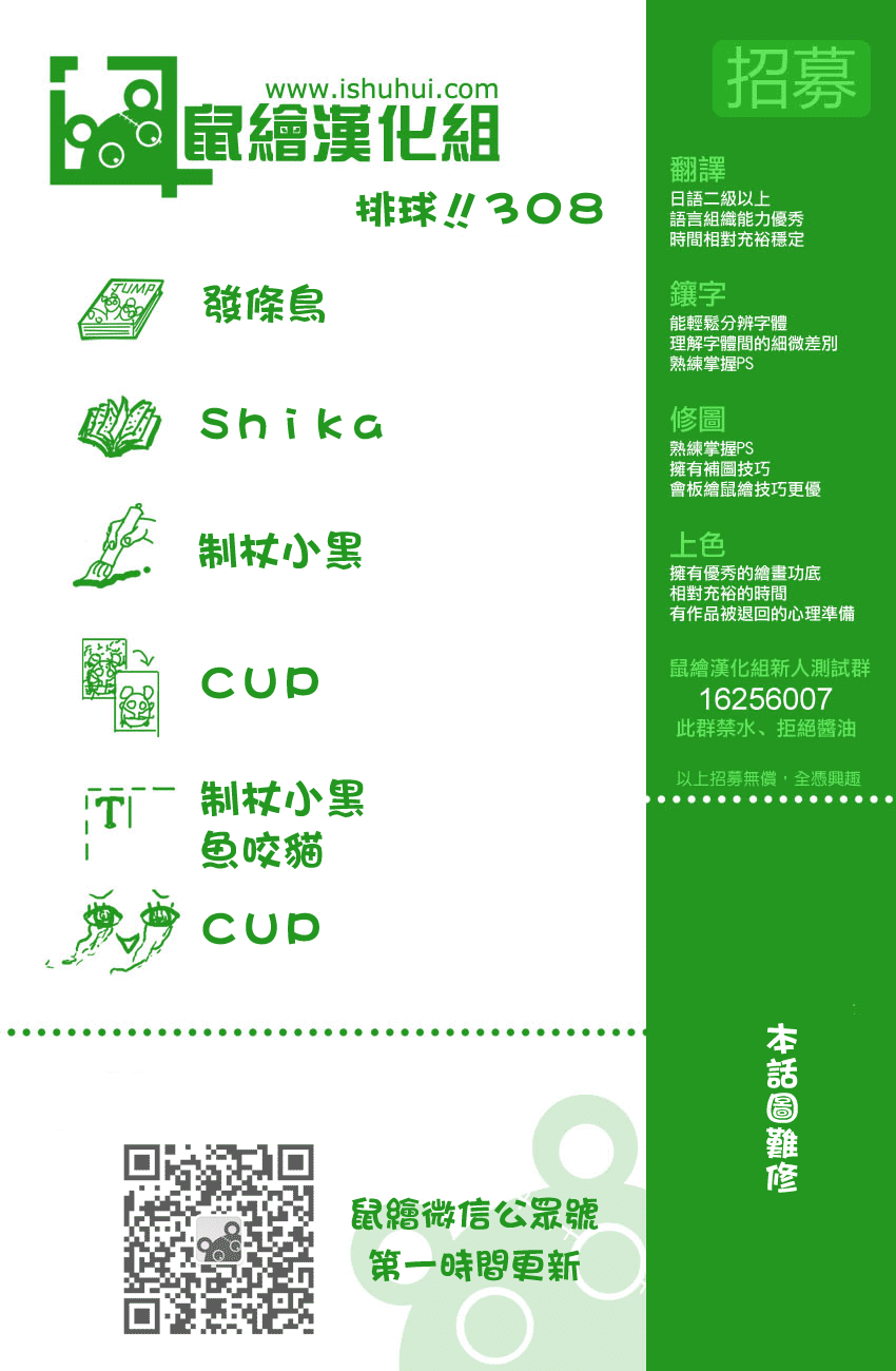 🍝排球 第308话 针与大剑 第1页