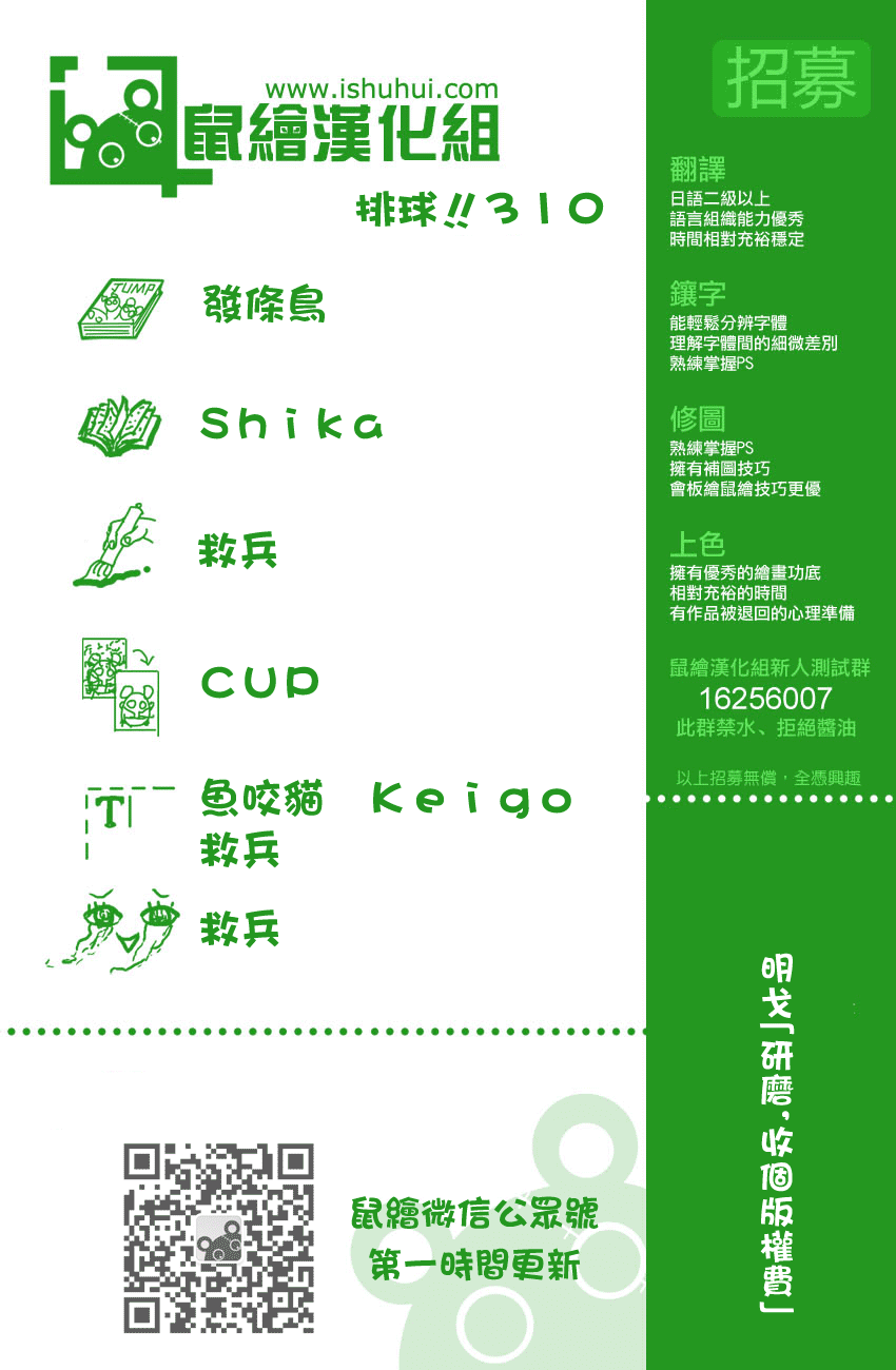 🍝排球 第310话 鸟笼 第1页