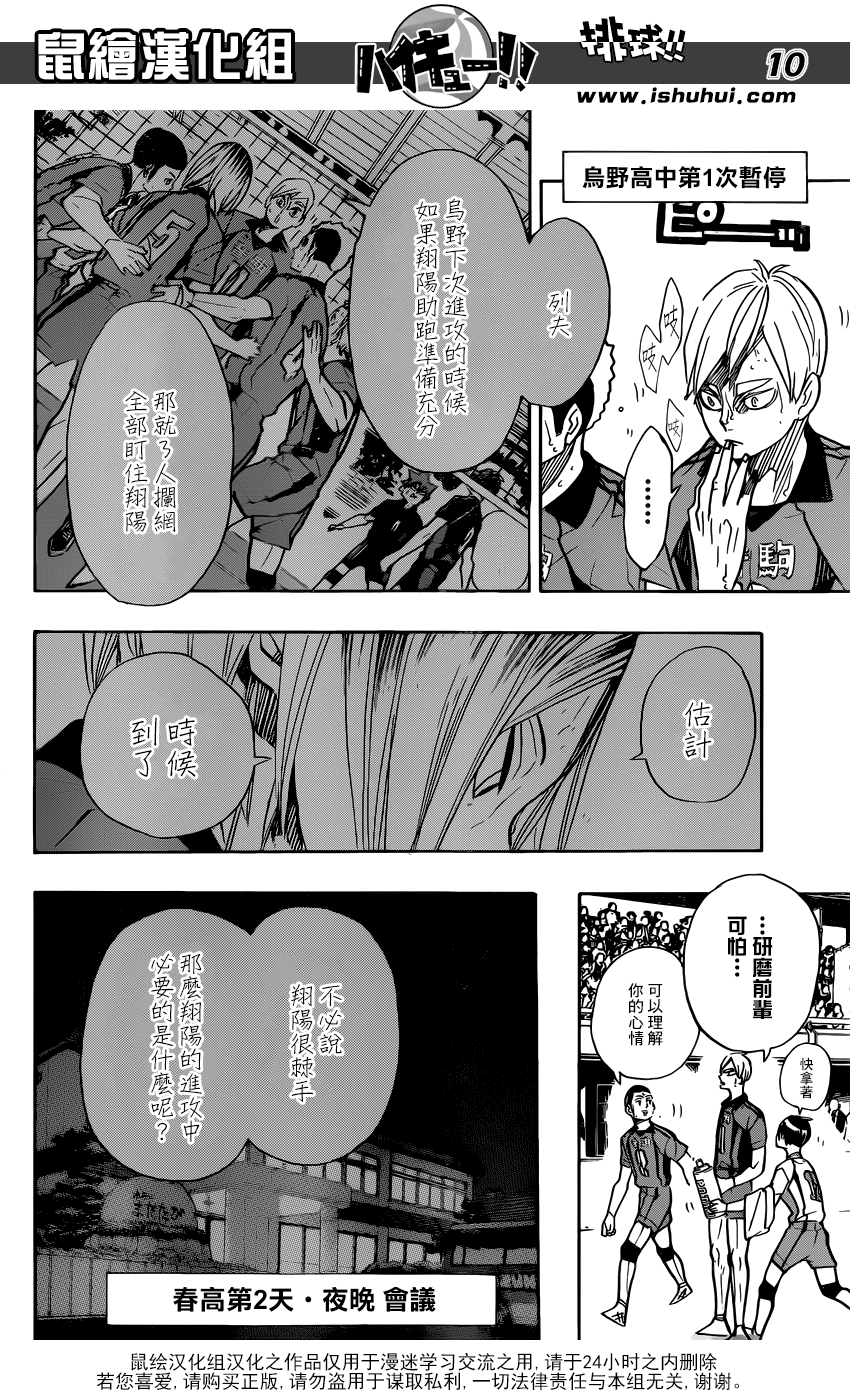 🍝排球 第310话 鸟笼 第10页