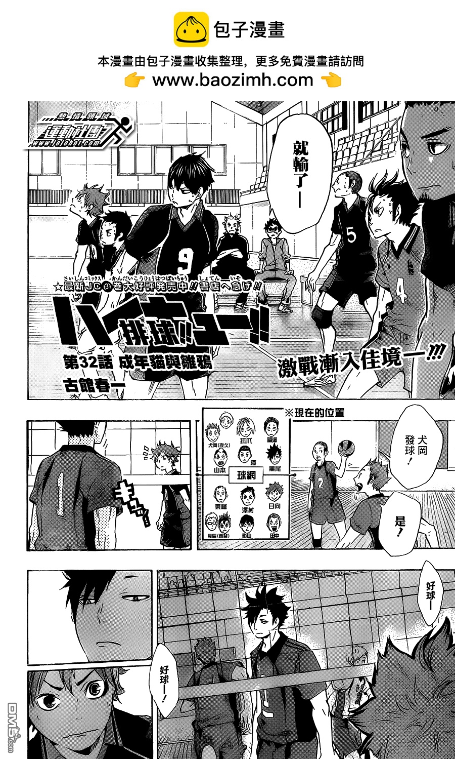 🍝排球 第32话 成年猫与雏鸦 第2页