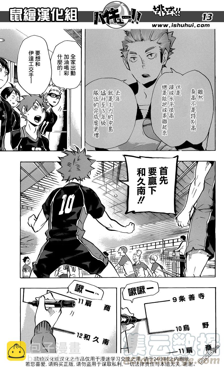 🍝排球少年！！ 第115话 下一场 第13页