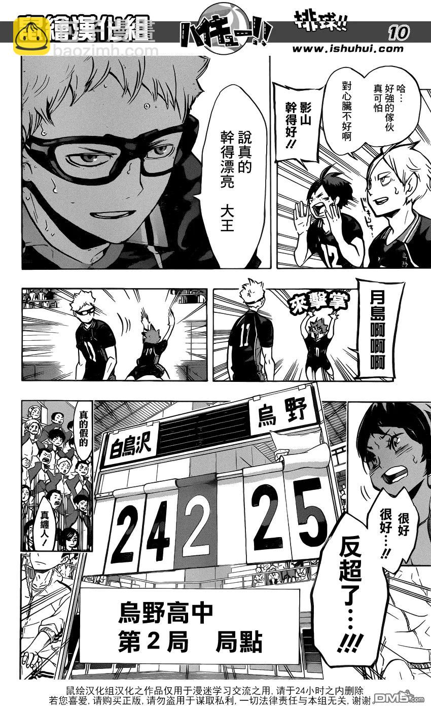🍝排球少年！！ 第161话 刺激 第10页