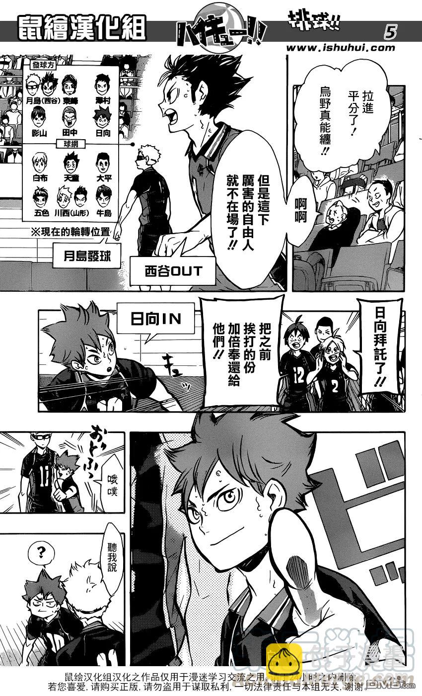 🍝排球少年！！ 第161话 刺激 第5页