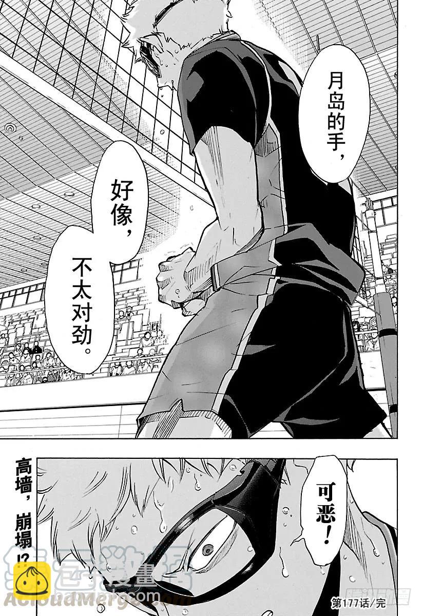 🍝排球少年！！ 第177话 难受之墙 第19页