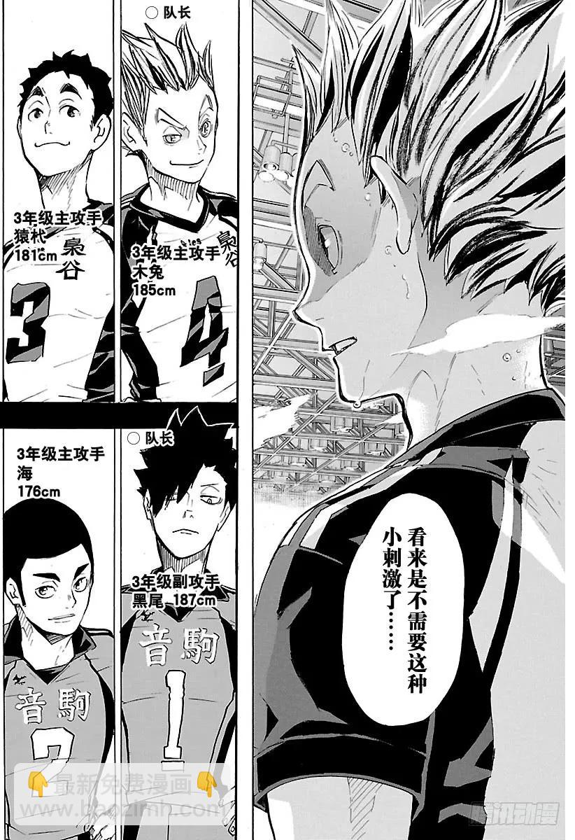 🍝排球少年！！ 第191话 猫VS枭 第8页