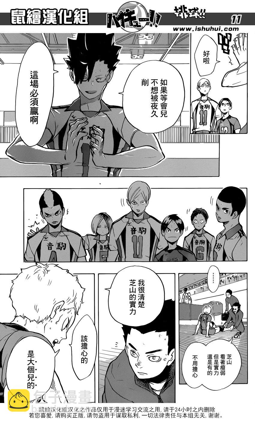 🍝排球少年！！ 第199话 动摇 第11页