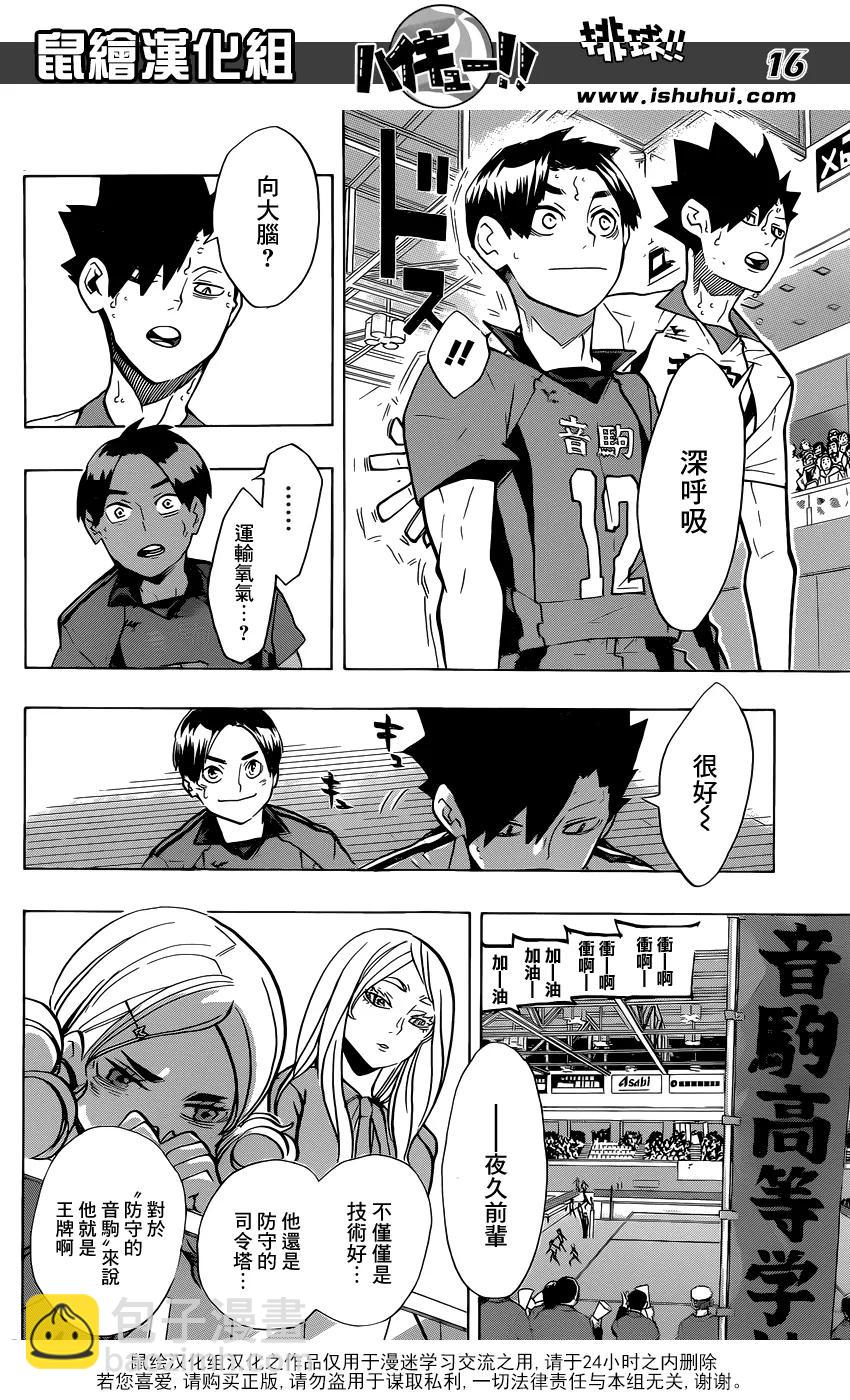 🍝排球少年！！ 第199话 动摇 第16页